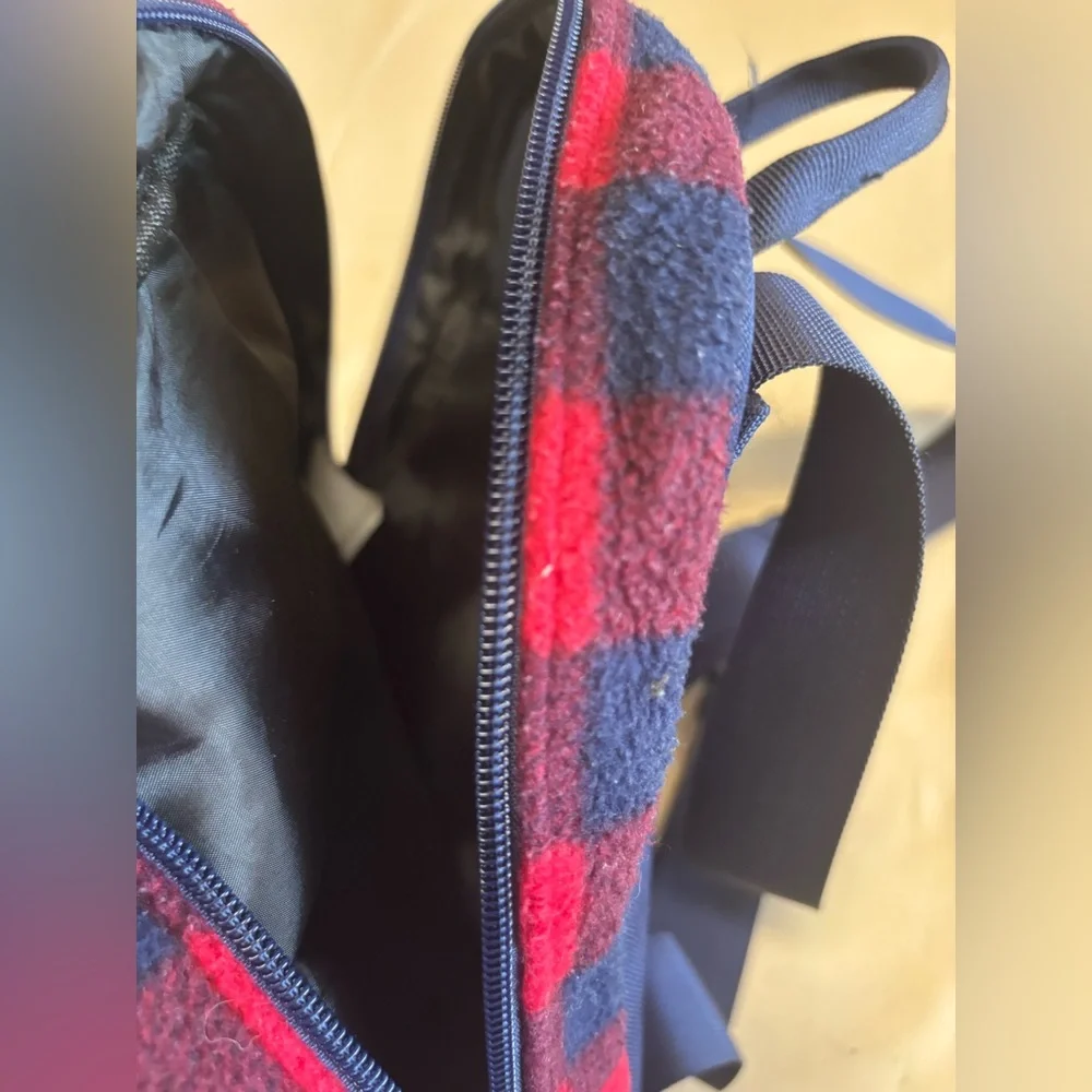 Red and Blue‎ Buffalo Plaid Mini Backpack
